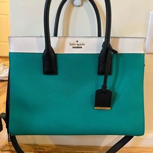Kate Spade Two Tone Leather Tote